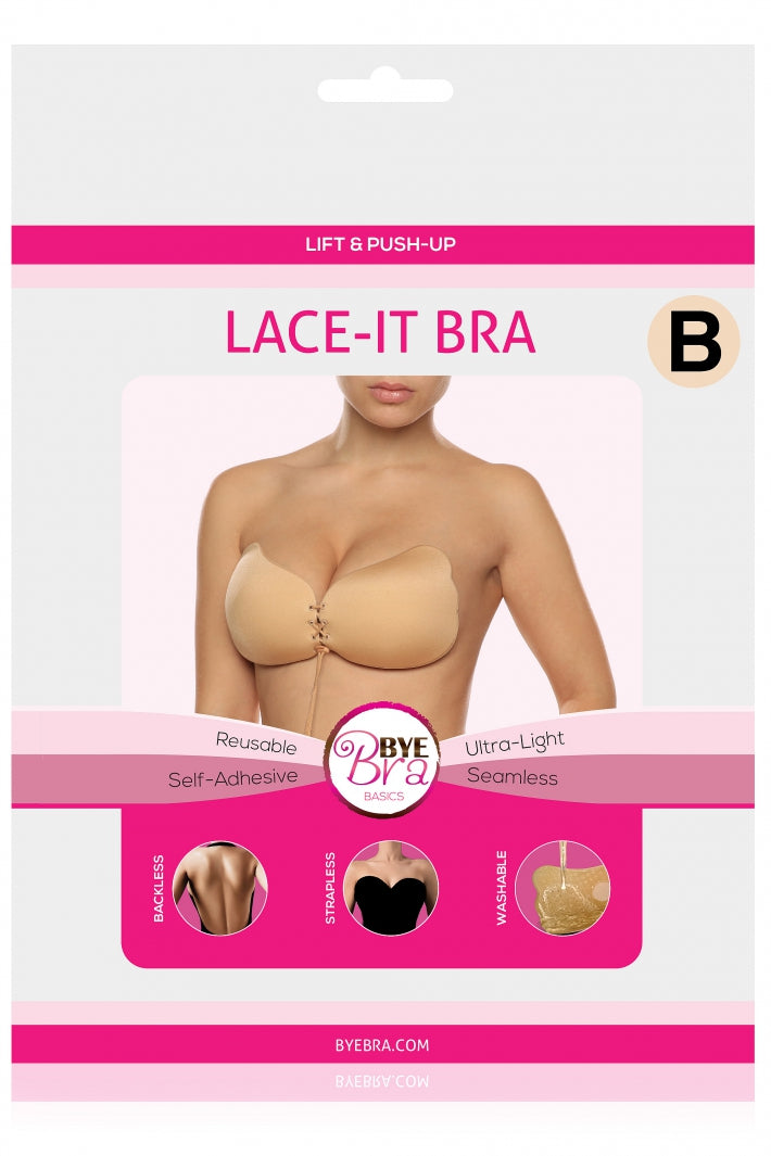 BYE BRA Lace-it – zelfklevende strapless BH, cup B (50024-2)-1