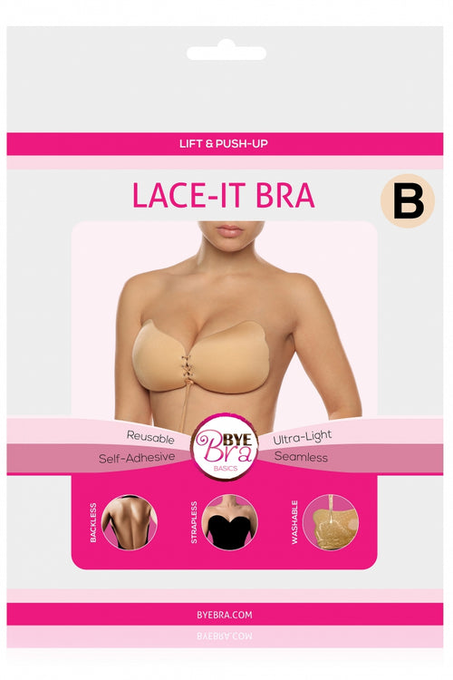 BYE BRA Lace-it – zelfklevende strapless BH, cup B (50024-2)-1