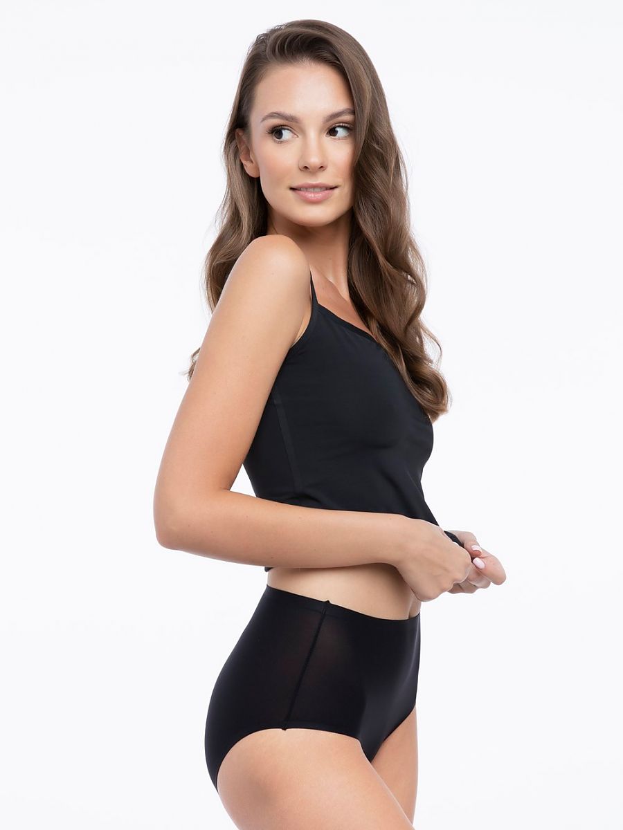 Julimex Simple Maxi – naadloze slip met hoge taille, zwart (176281)-1