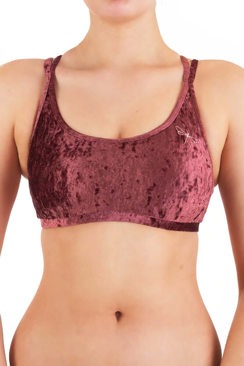Velvet Sports Bra, Medium Support – Nicole-2