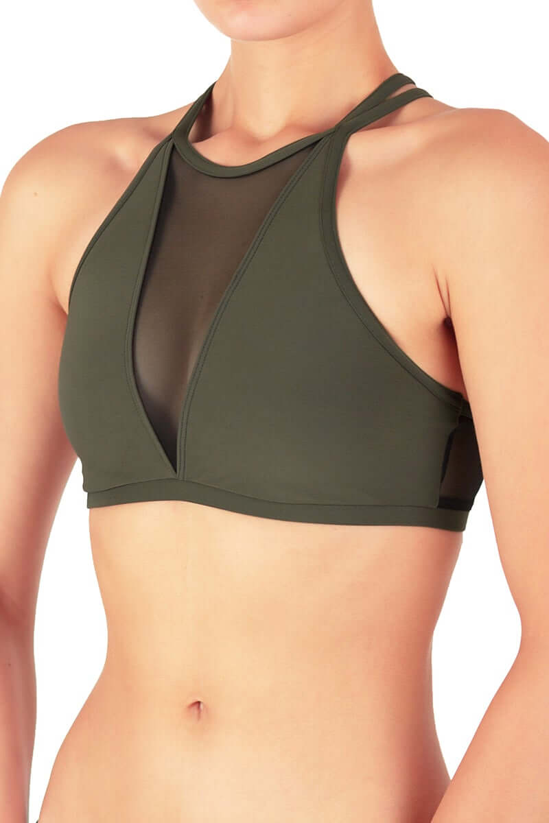 Mesh Sports Bra for Pole Dance & Yoga – Victoria-3